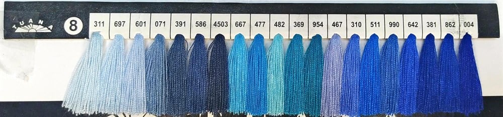 Tuana 36 Numara 697 Renkli Polyester Dikiş İpliği