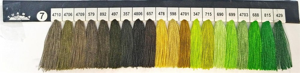 Tuana 36 Numara 699 Renkli Polyester Dikiş İpliği