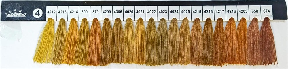 Tuana 50 Numara 4022 Renkli Polyester Dikiş İpliği