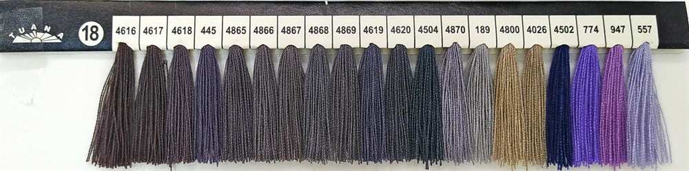 Tuana 50 Numara 4026 Renkli Polyester Dikiş İpliği