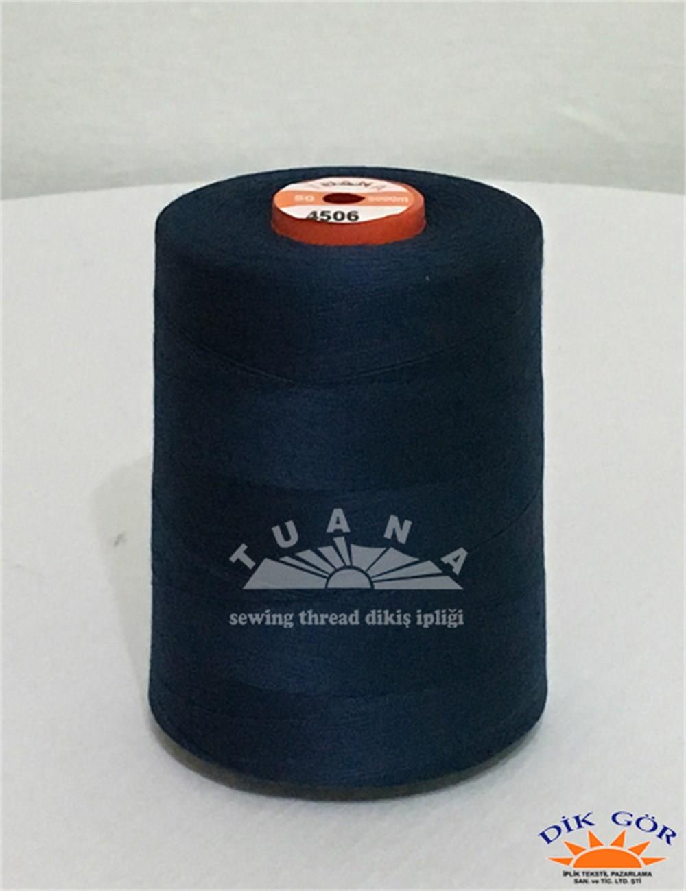 Tuana 50 Numara 4506 Renkli Polyester Dikiş İpliği