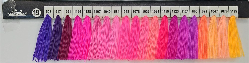 Tuana 50 Numara 958 Renkli Polyester Dikiş İpliği