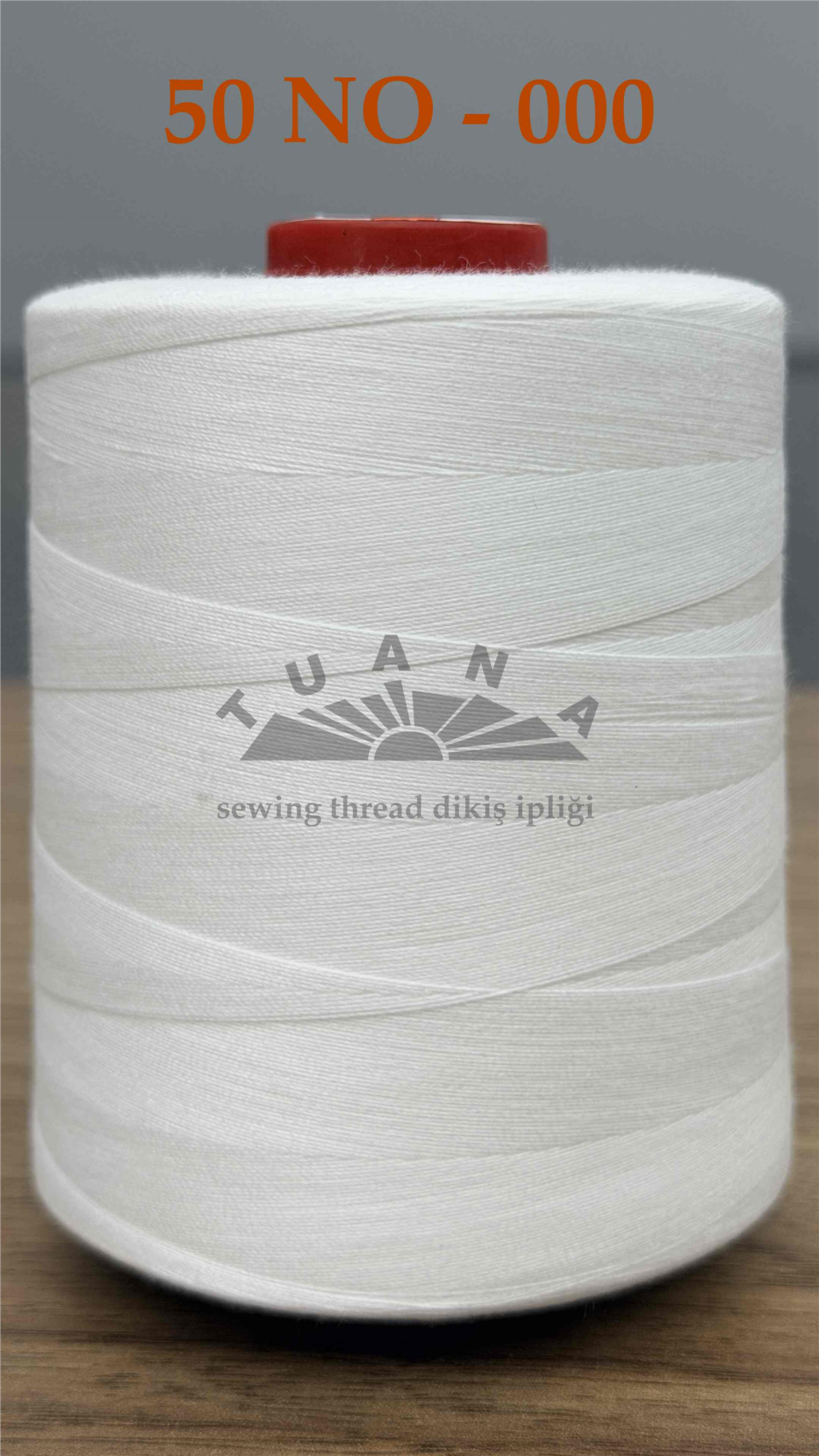 Tuana 50 Numara Beyaz Polyester Dikiş İpliği