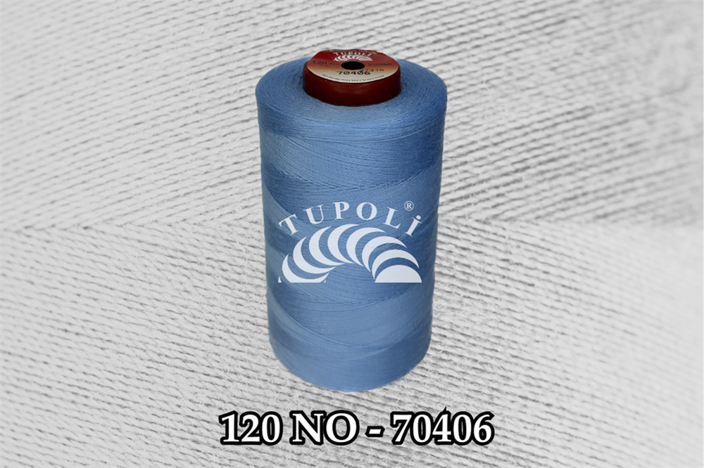 Tupoli 120 Numara 70406 İlikli Polyester Dikiş İpliği