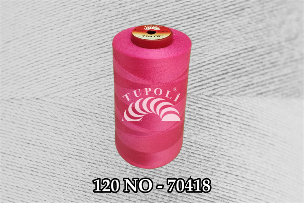 Tupoli 120 Numara 70418 İlikli Polyester Dikiş İpliği