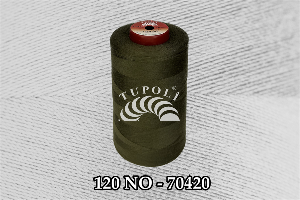Tupoli 120 Numara 70420 İlikli Polyester Dikiş İpliği
