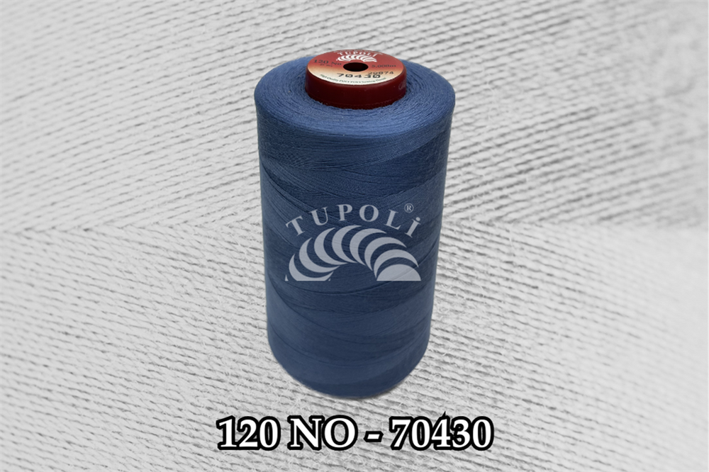 Tupoli 120 Numara 70430 İlikli Polyester Dikiş İpliği