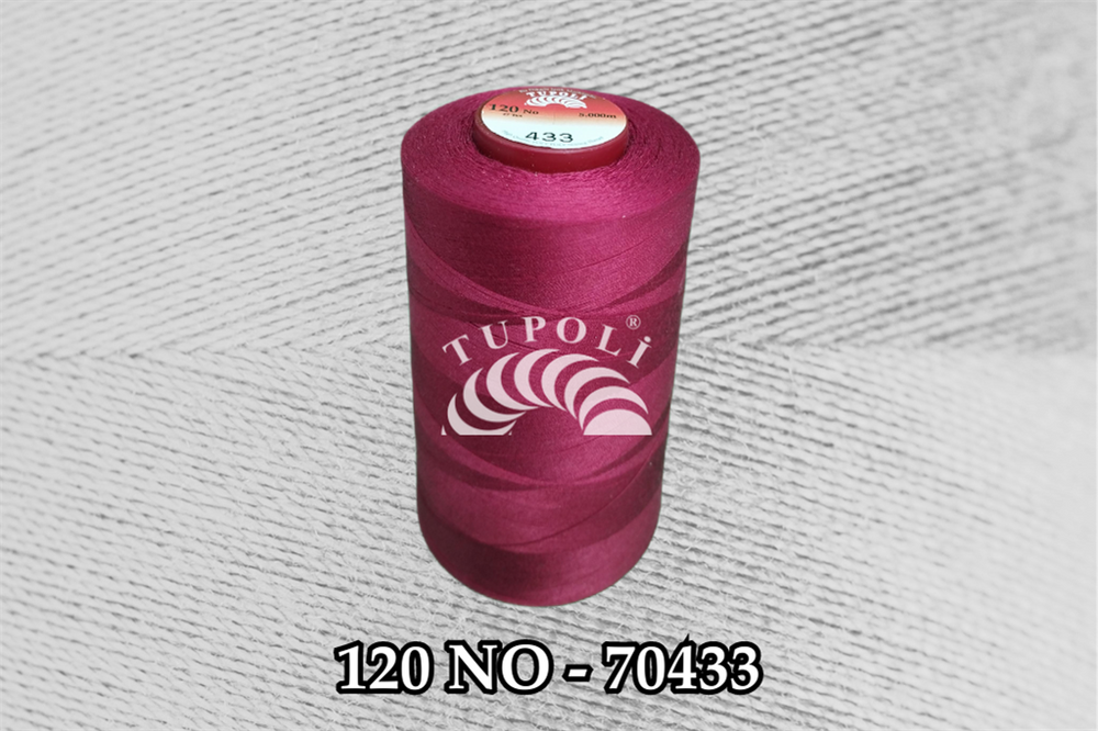 Tupoli 120 Numara 70433 İlikli Polyester Dikiş İpliği