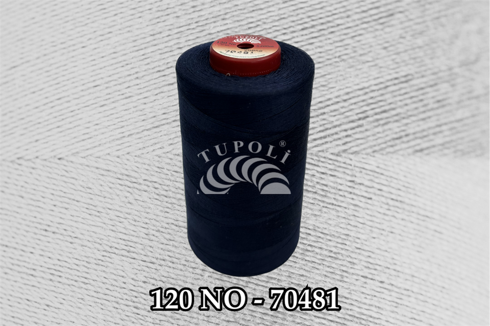 Tupoli 120 Numara 70481 İlikli Polyester Dikiş İpliği