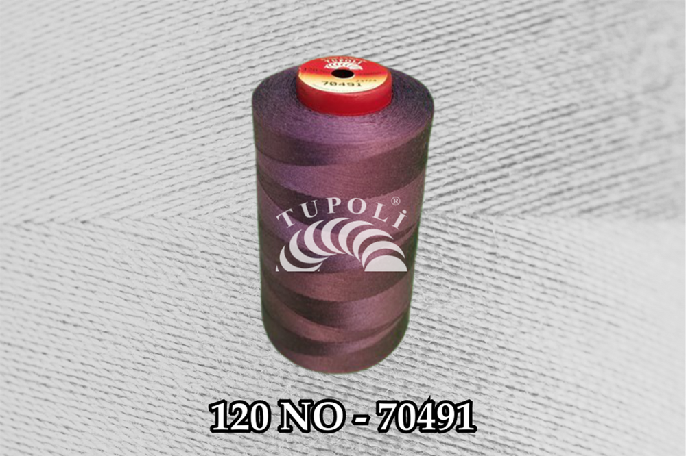 Tupoli 120 Numara 70491 İlikli Polyester Dikiş İpliği