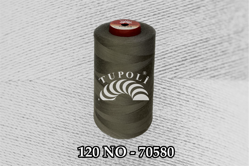 Tupoli 120 Numara 70580 İlikli Polyester Dikiş İpliği
