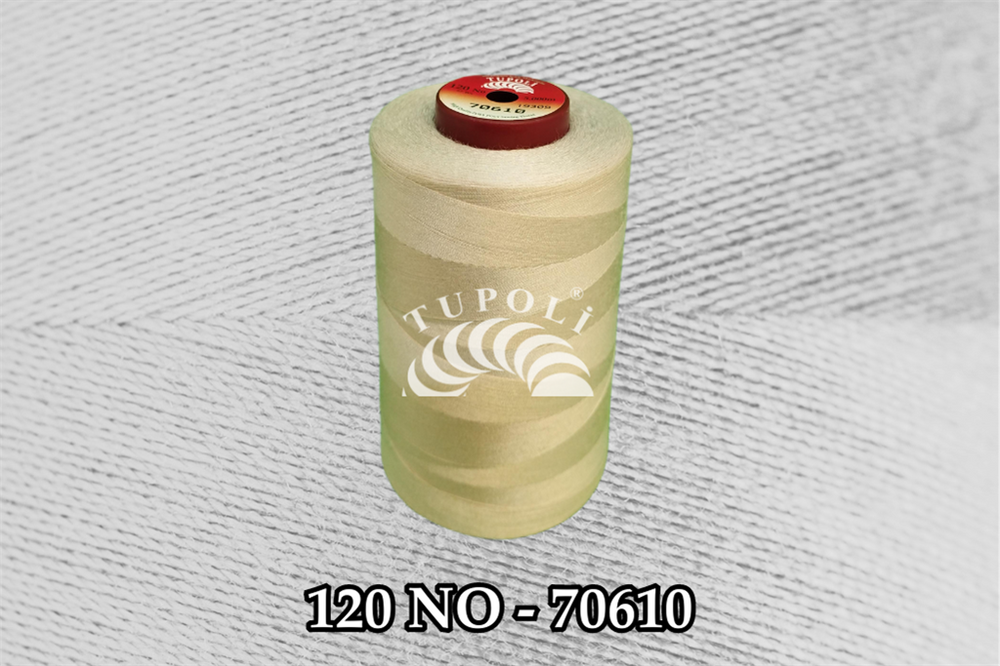 Tupoli 120 Numara 70610 İlikli Polyester Dikiş İpliği