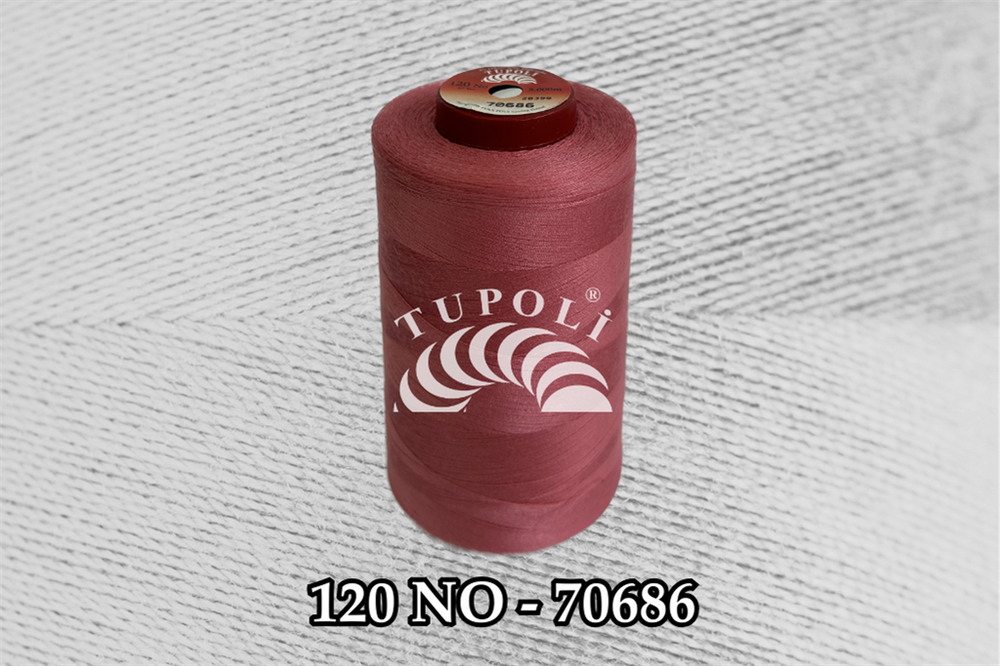 Tupoli 120 Numara 70686 İlikli Polyester Dikiş İpliği