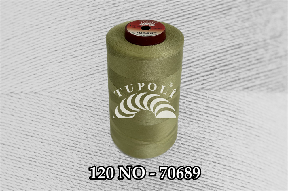 Tupoli 120 Numara 70689 İlikli Polyester Dikiş İpliği