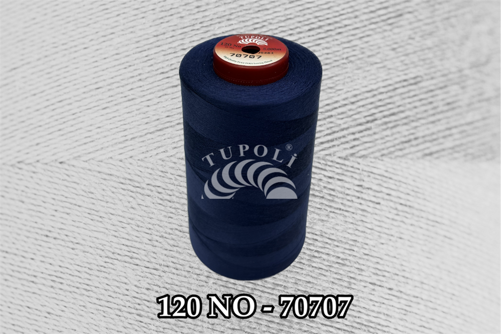 Tupoli 120 Numara 70707 İlikli Polyester Dikiş İpliği