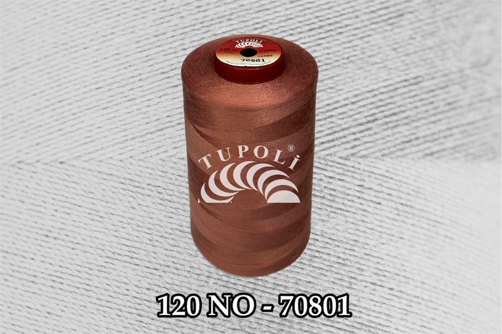 Tupoli 120 Numara 70801 İlikli Polyester Dikiş İpliği