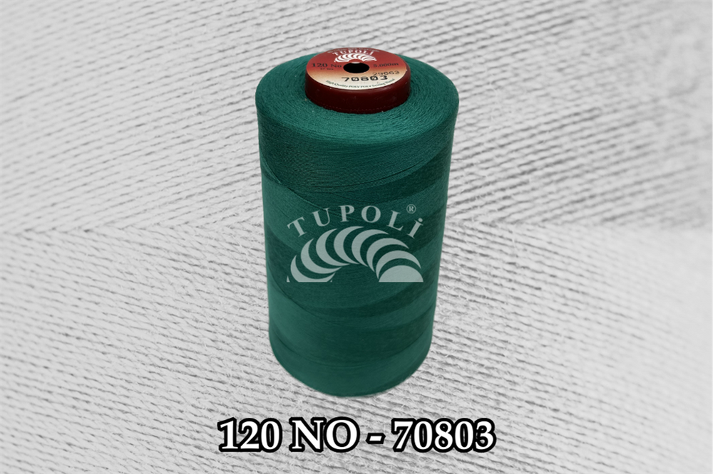 Tupoli 120 Numara 70803 İlikli Polyester Dikiş İpliği