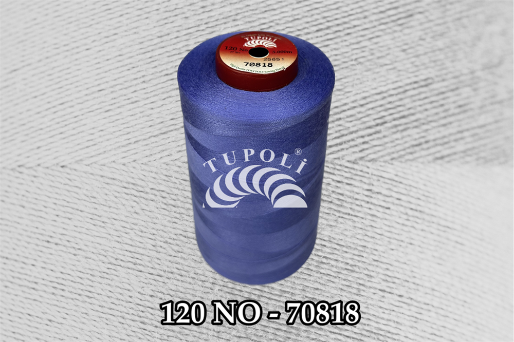 Tupoli 120 Numara 70818 İlikli Polyester Dikiş İpliği