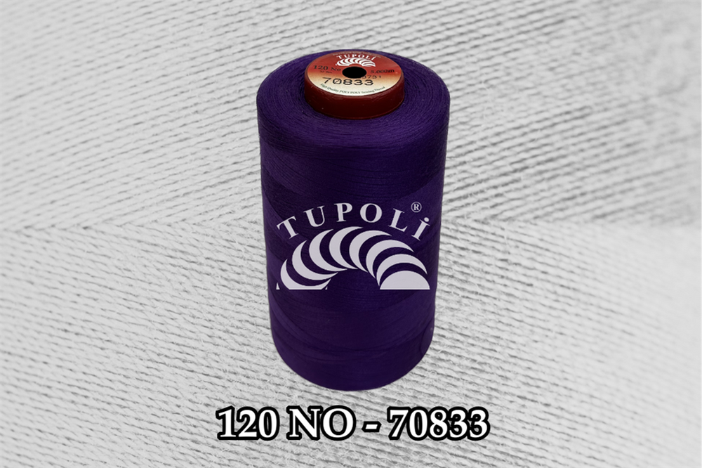 Tupoli 120 Numara 70833 İlikli Polyester Dikiş İpliği