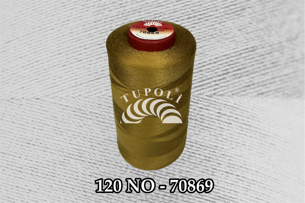Tupoli 120 Numara 70869 İlikli Polyester Dikiş İpliği