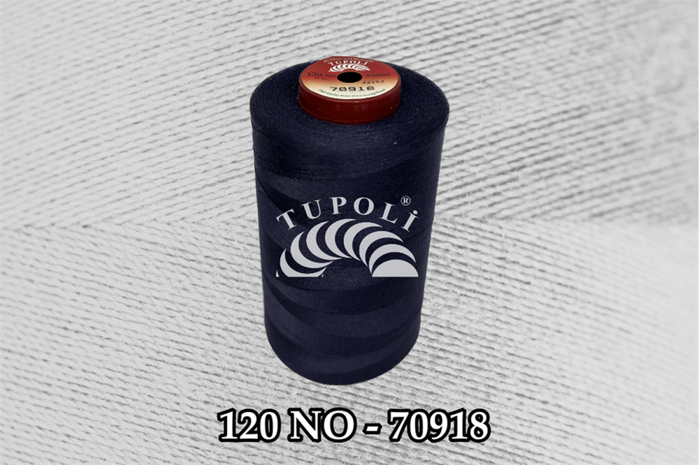 Tupoli 120 Numara 70918 İlikli Polyester Dikiş İpliği