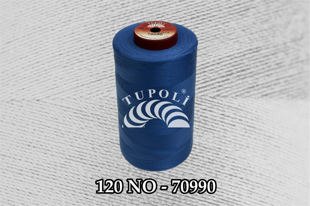 Tupoli 120 Numara 70990 İlikli Polyester Dikiş İpliği
