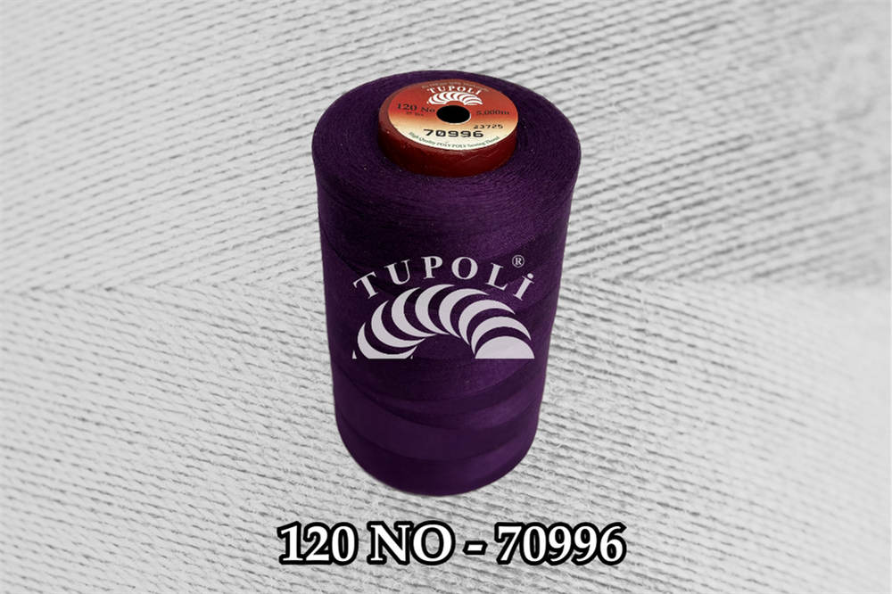 Tupoli 120 Numara 70996 İlikli Polyester Dikiş İpliği
