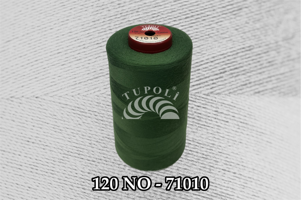 Tupoli 120 Numara 71010 İlikli Polyester Dikiş İpliği
