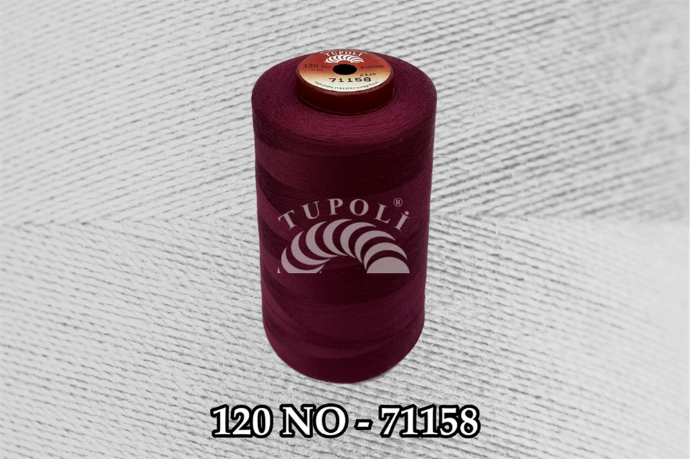Tupoli 120 Numara 71158 İlikli Polyester Dikiş İpliği