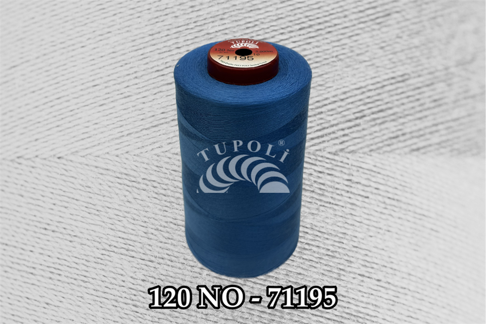 Tupoli 120 Numara 71195 İlikli Polyester Dikiş İpliği
