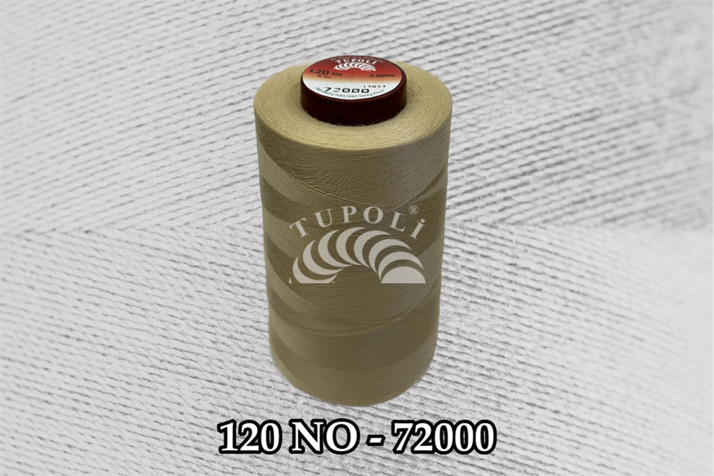 Tupoli 120 Numara 72000 İlikli Polyester Dikiş İpliği