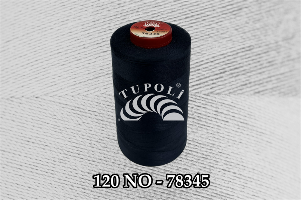 Tupoli 120 Numara 78345 İlikli Polyester Dikiş İpliği