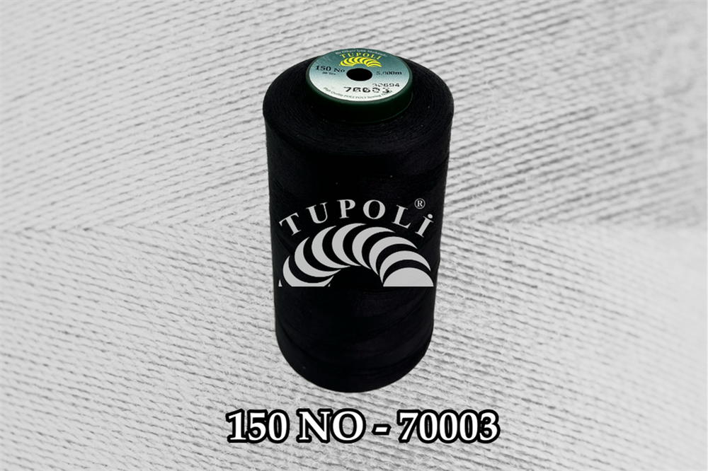 Tupoli 150 Numara 70003 İlikli Polyester Dikiş İpliği