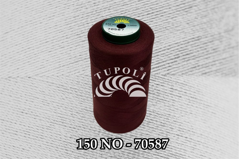 Tupoli 150 Numara 70587 İlikli Polyester Dikiş İpliği