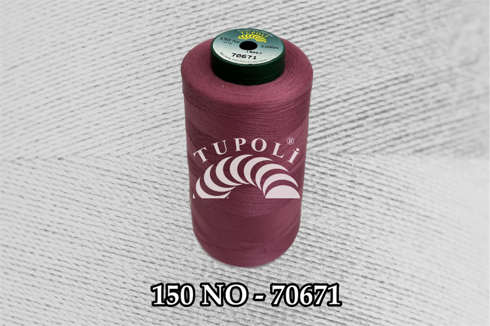 Tupoli 150 Numara 70671 İlikli Polyester Dikiş İpliği