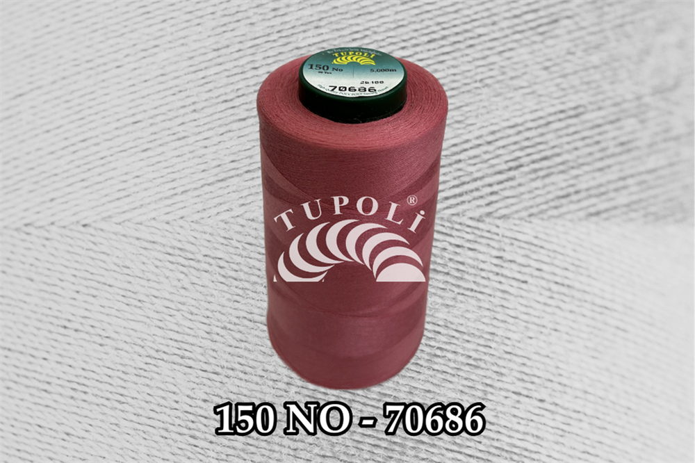 Tupoli 150 Numara 70686 İlikli Polyester Dikiş İpliği