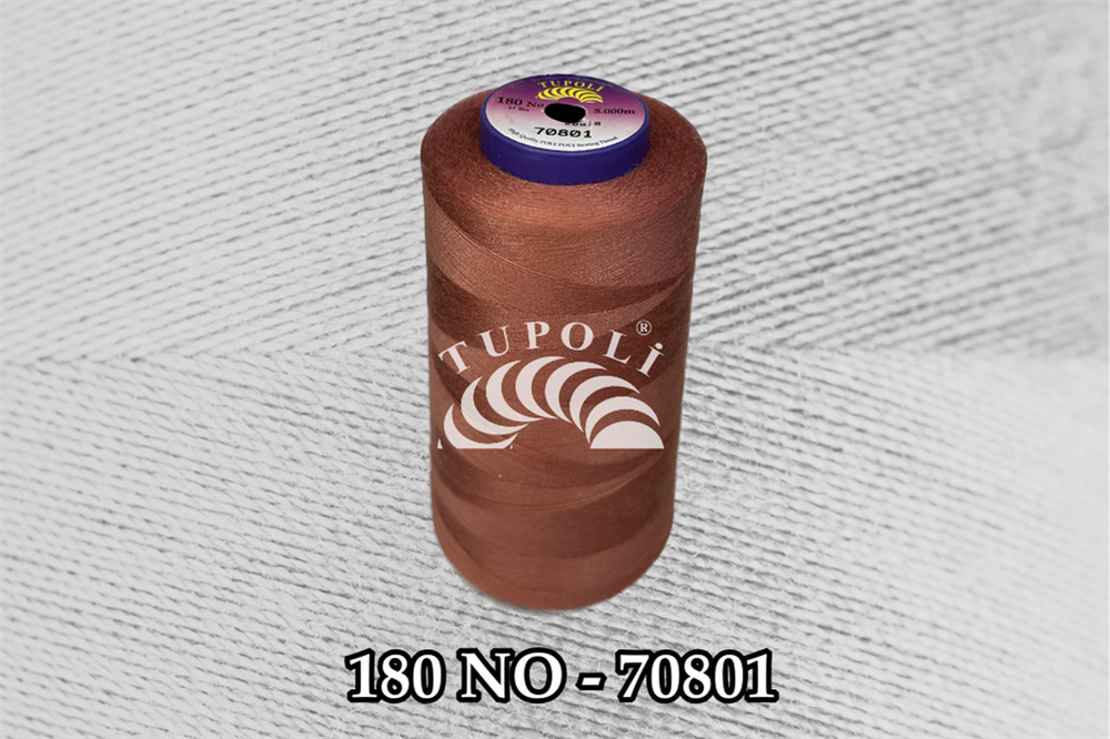 Tupoli 180 Numara 70801 İlikli Polyester Dikiş İpliği