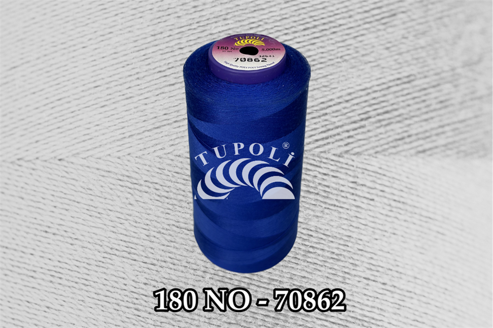 Tupoli 180 Numara 70862 İlikli Polyester Dikiş İpliği
