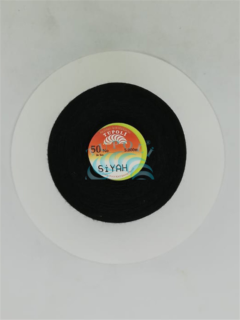 Tupoli 50 Numara Siyah İlikli Polyester Dikiş İpliği