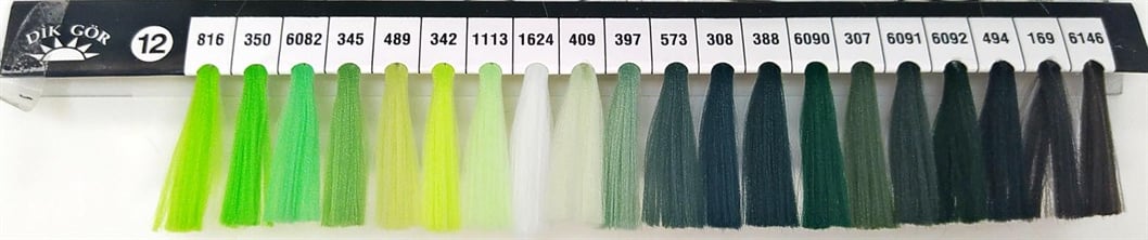 150 Denye 307 Renkli Tekstürize Polyester Overlok İpliği (Muz İplik)