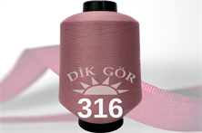 150 Denye 316 Renkli Tekstürize Polyester Overlok İpliği (Muz İplik)