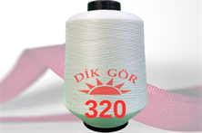 150 Denye 320 Renkli Tekstürize Polyester Overlok İpliği (Muz İplik)