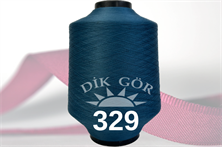 150 Denye 329 Renkli Tekstürize Polyester Overlok İpliği (Muz İplik)