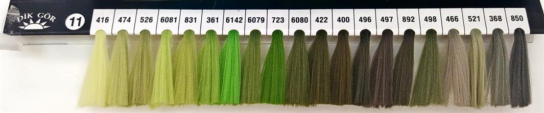 150 Denye 361 Renkli Tekstürize Polyester Overlok İpliği (Muz İplik)