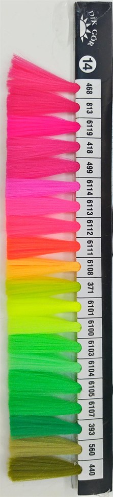 150 Denye 393 Renkli Tekstürize Polyester Overlok İpliği (Muz İplik)