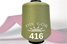 150 Denye 416 Renkli Tekstürize Polyester Overlok İpliği (Muz İplik)