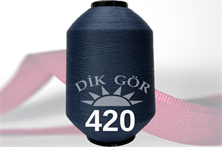 150 Denye 420 Renkli Tekstürize Polyester Overlok İpliği (Muz İplik)