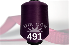150 Denye 491 Renkli Tekstürize Polyester Overlok İpliği (Muz İplik)