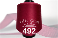 150 Denye 492 Renkli Tekstürize Polyester Overlok İpliği (Muz İplik)