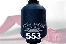 150 Denye 553 Renkli Tekstürize Polyester Overlok İpliği (Muz İplik)